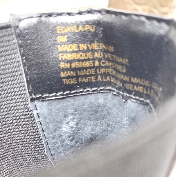 Open Edit Chelsea crocodile embossed elastic sides tan boots Size: 9M - Picture 7 of 7